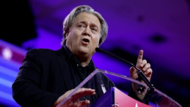 Steve Bannon is out of prison and spreading lies online