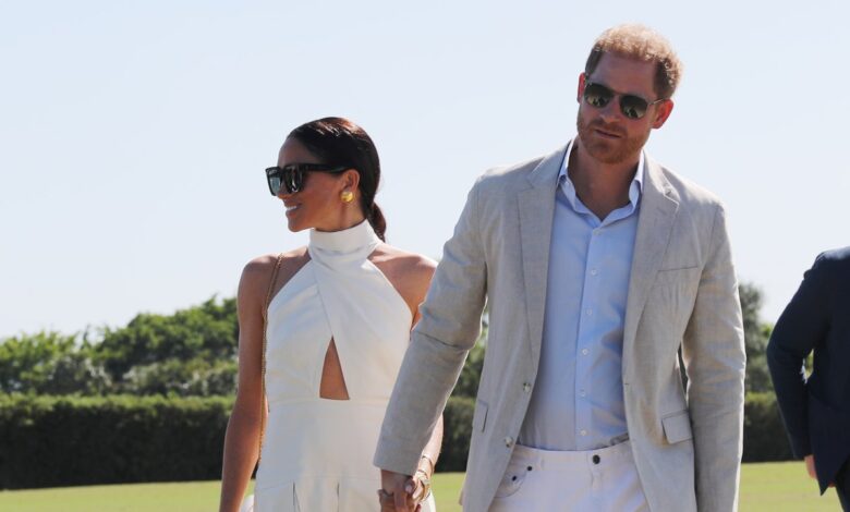 Meghan Markle and Prince Harry put some PDA into their new Polo doc