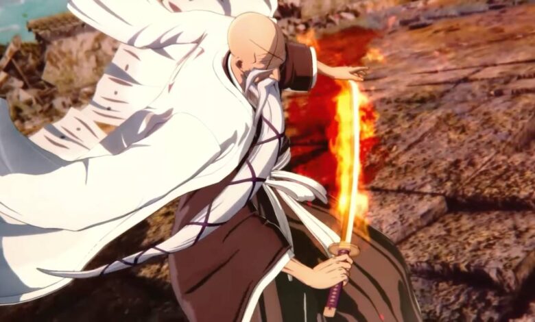 Shigekuni Genryusai Yamamoto Strikes in Bleach Rebirth of Souls Gameplay