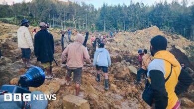 Many people died in the massive landslide