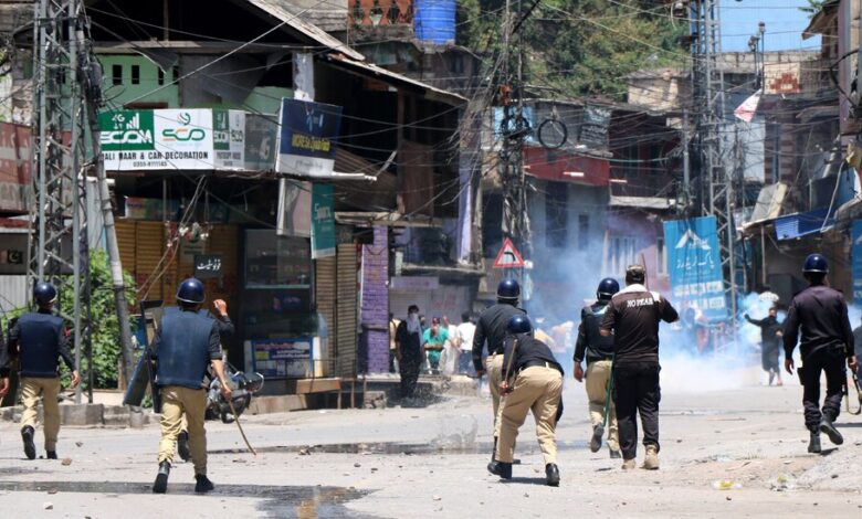 Violent unrest due to economic conflict broke out in Pakistan's Kashmir region