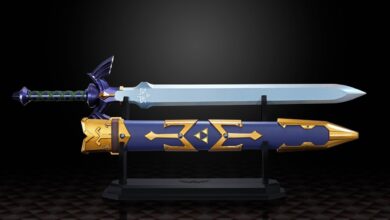 The Zelda Master Sword Replica joins the Tamashii Nation's 'Proplica' line in 2024