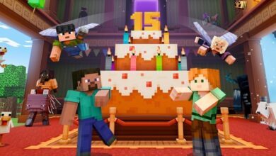Minecraft celebrates 15 years with a free anniversary map