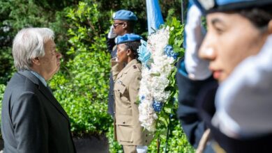 Guterres honors the service and sacrifice of United Nations peacekeepers