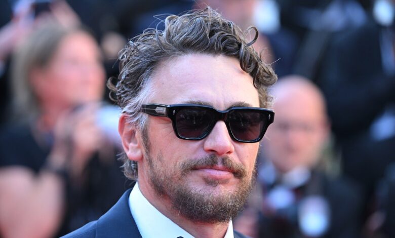 James Franco made a rare public appearance at the Cannes party