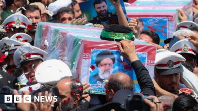 Iran buries the late president at the shrine in Mashhad