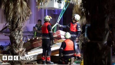 Rescuers said 4 people died and 16 were injured