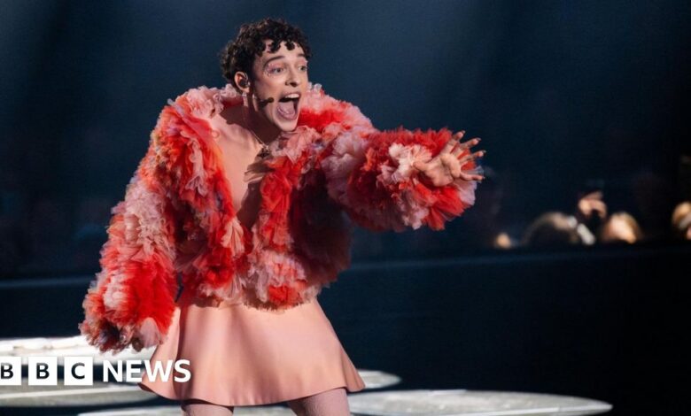 Switzerland's Nemo wins Eurovision as the UK comes 18th