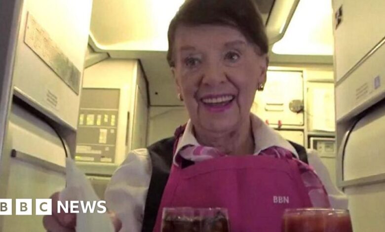 The world's longest-serving flight attendant passed away at the age of 88