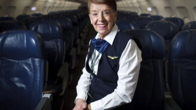 Longest serving flight attendant passes away