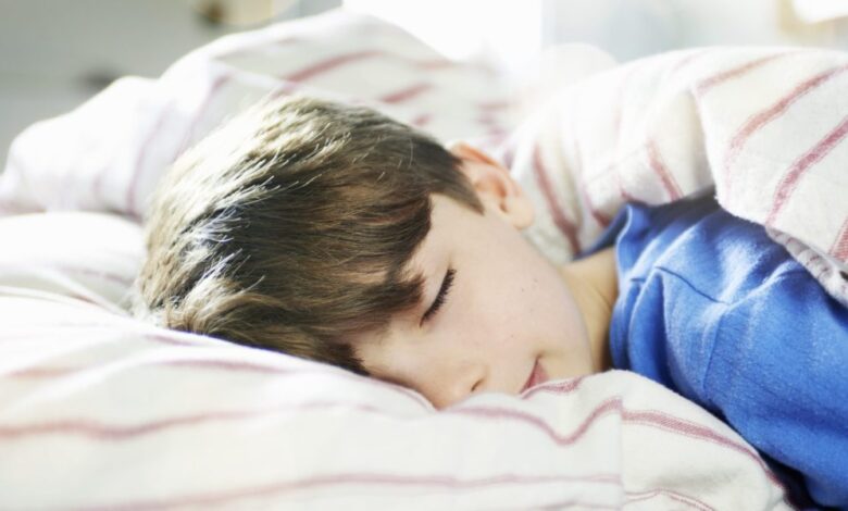 Parents give their children medicine to help them sleep