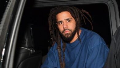 J. Cole goes viral with a beachside photo amid his family's beef