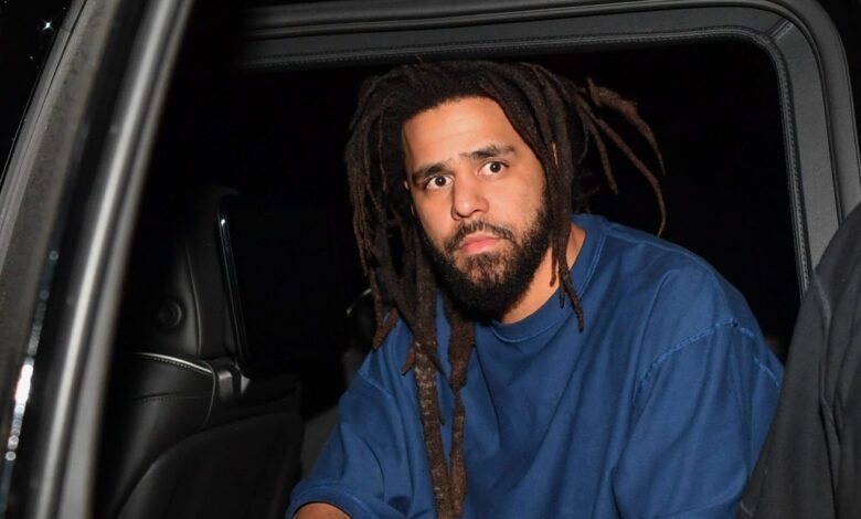 J. Cole goes viral with a beachside photo amid his family's beef