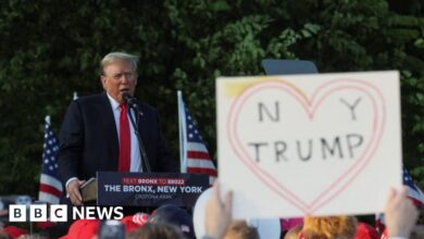 Trump seeks to win over black and Latino voters in New York