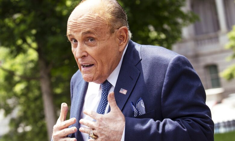 Rudy Giuliani was essentially dubbed a deadbeat by the Bankruptcy Judge