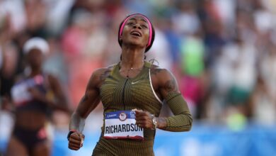 Sha'Carri Richardson sprints to US Olympic team after winning 100 in 10.71 seconds