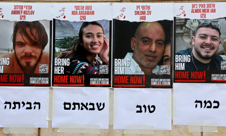 The Israeli military said the three rescued hostages were being held at the home of a Hamas member