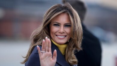 Where is Melania? Was not present at the press conference after Trump's ruling