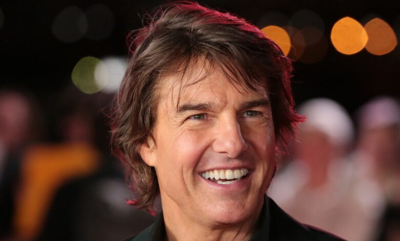 Tom Cruise dances and grins at the Taylor Swift Eras Tour Show in London