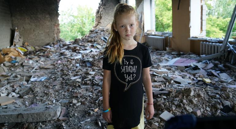 War should never be normalized for child victims: Humanitarian coordinator in Ukraine