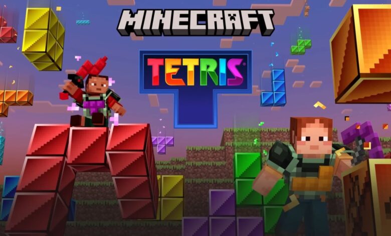 Block meets Block in the new Minecraft X Tetris collaboration