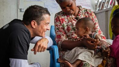 Orlando Bloom describes the 'devastating impact' of violence in the DRC on women and children