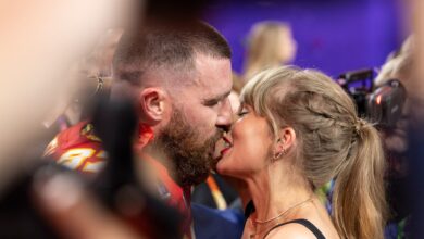 Travis Kelce found a clever way to represent Taylor Swift at the Cannes Lion Festival