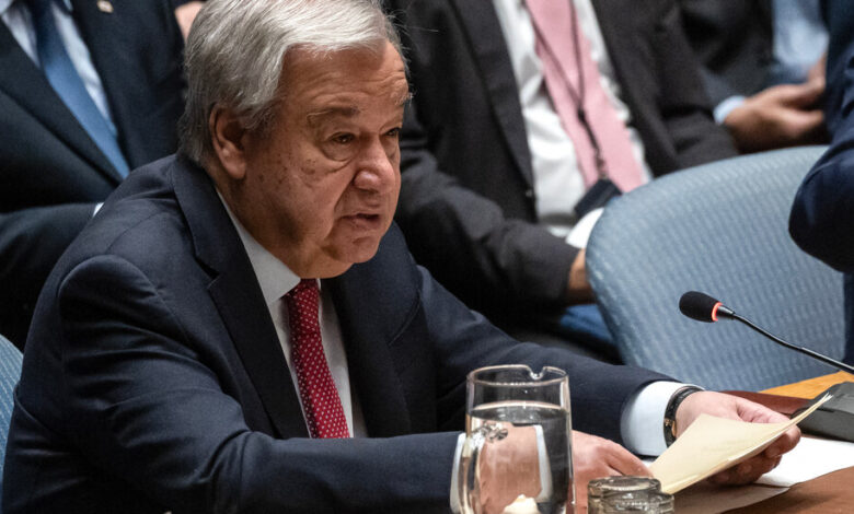 The UN chief warned Israel and Hezbollah about the risk of wider war