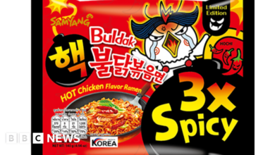 Denmark recalls Korean noodles because they were too spicy