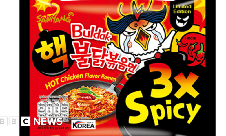 Denmark recalls Korean noodles because they were too spicy