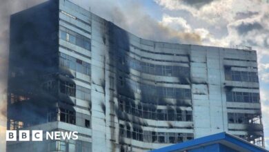 Employees trapped in deadly fire at office building in Moscow