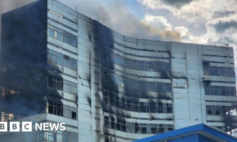 Employees trapped in deadly fire at office building in Moscow