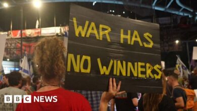 Huge anti-government protests engulfed Tel Aviv