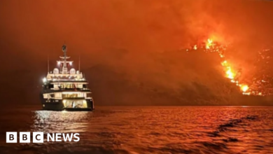 Outrage after yacht fireworks caught fire in Hydra