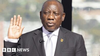 Cyril Ramaphosa takes office for a second term as president of South Africa