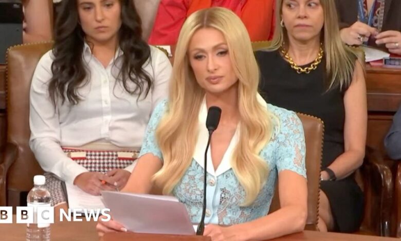 Paris Hilton testified before the US Congress about childhood abuse