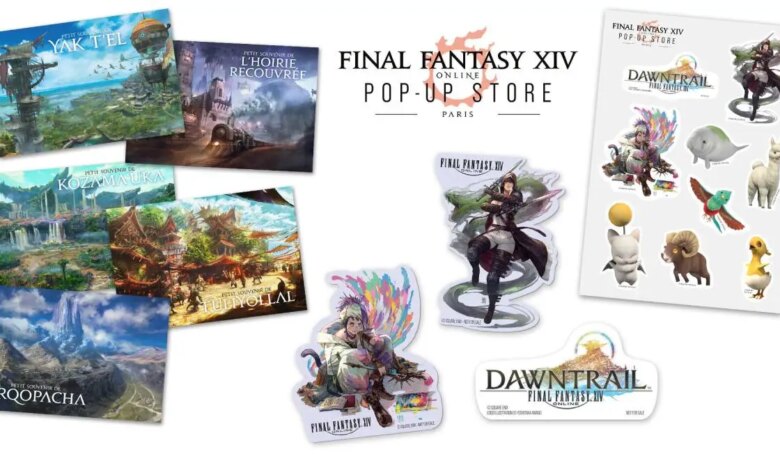 Final Fantasy XIV Pop-Up Store Brings Merchandise to Paris 1 Final Fantasy XIV Merchandise