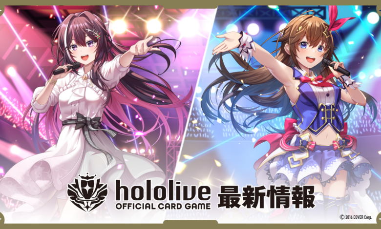 Hololive Official Card Game will feature AZKi and Tokino Sora