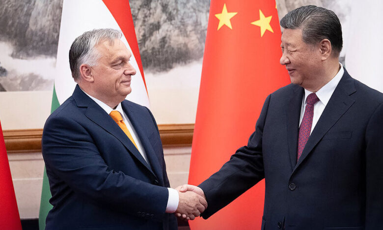 Viktor Orban, Hungarian leader, meets Xi Jinping in China after talks with Putin