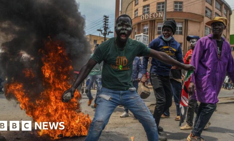 Kenyan president fires ministers over anti-tax protests