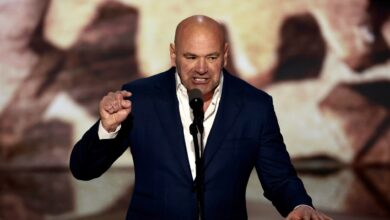 Dana White plays Trump hype man