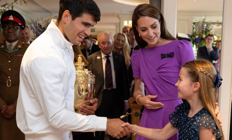 Princess Charlotte excels in Grip-and-Grin competition with proud mother Kate Middleton at Wimbledon