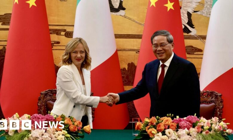 Italian PM Meloni pledges to 'reboot' bilateral relations with China