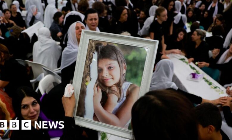 Golan Heights attack: Thousands mourn children killed