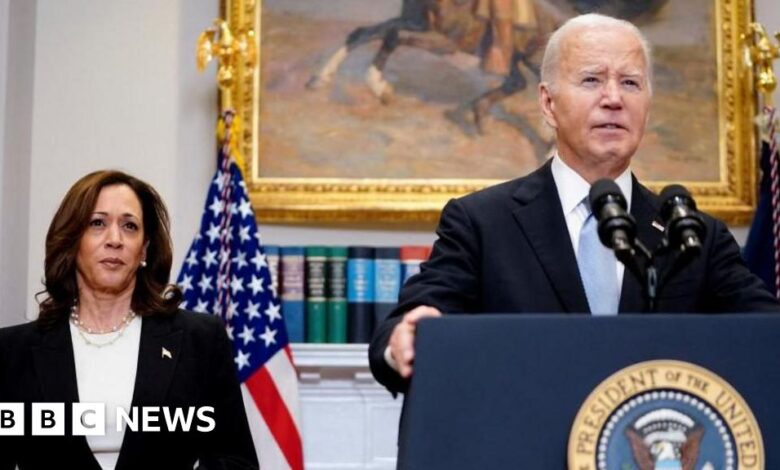 US President Joe Biden said it was "the greatest honor of my life" to serve as he ended his campaign