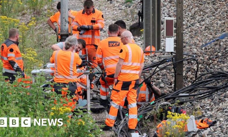 Man arrested in France on suspicion of railway sabotage