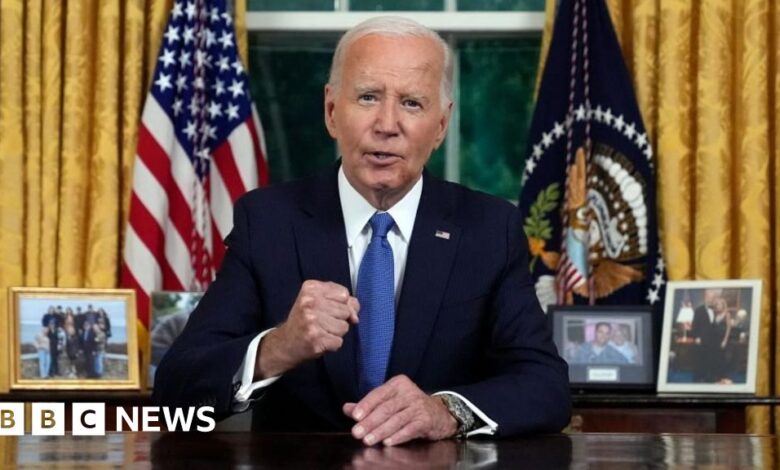 Biden dodges harsh truths in first speech since leaving race