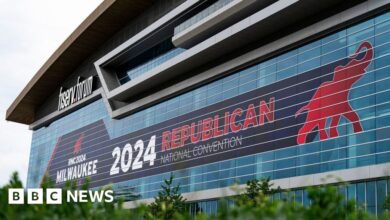 Trump arrives in Milwaukee for the Republican National Convention