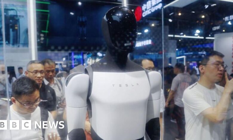 Elon Musk says Tesla will start using humanoid robots next year