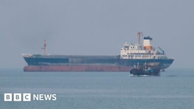 Search continues for missing crew of capsized oil tanker